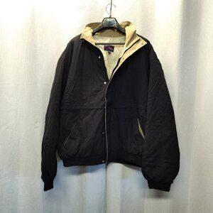 King Louie America Quilted Jacket Men's 4XL Pockets Zip Button Front Closure USA